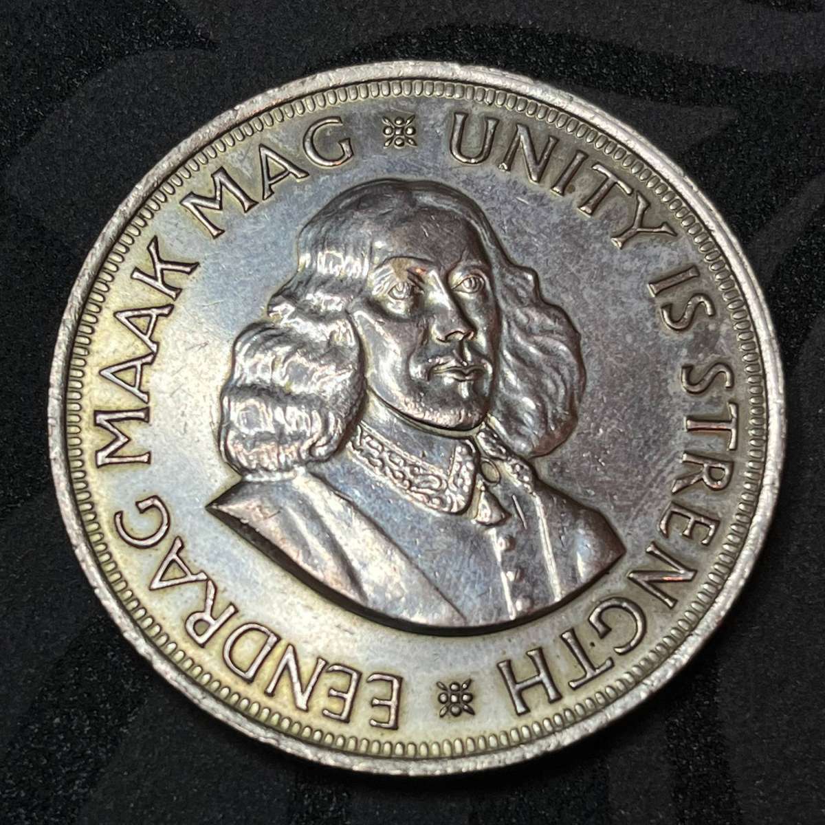 1963 South Africa 50 Cent Silver Crown  Jan van Riebeeck !R1 Auction!!!