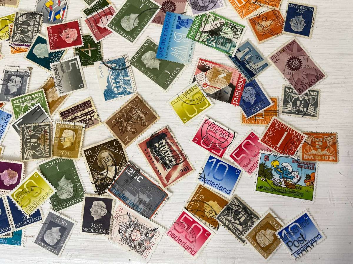 Netherlands Stamp Lot  100+ Mixed Used Stamps Collection