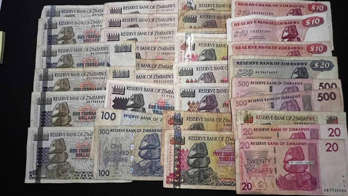Zimbabwe Dollar Banknote Bundle | Reserve Bank of Zimbabwe | 33 Notes