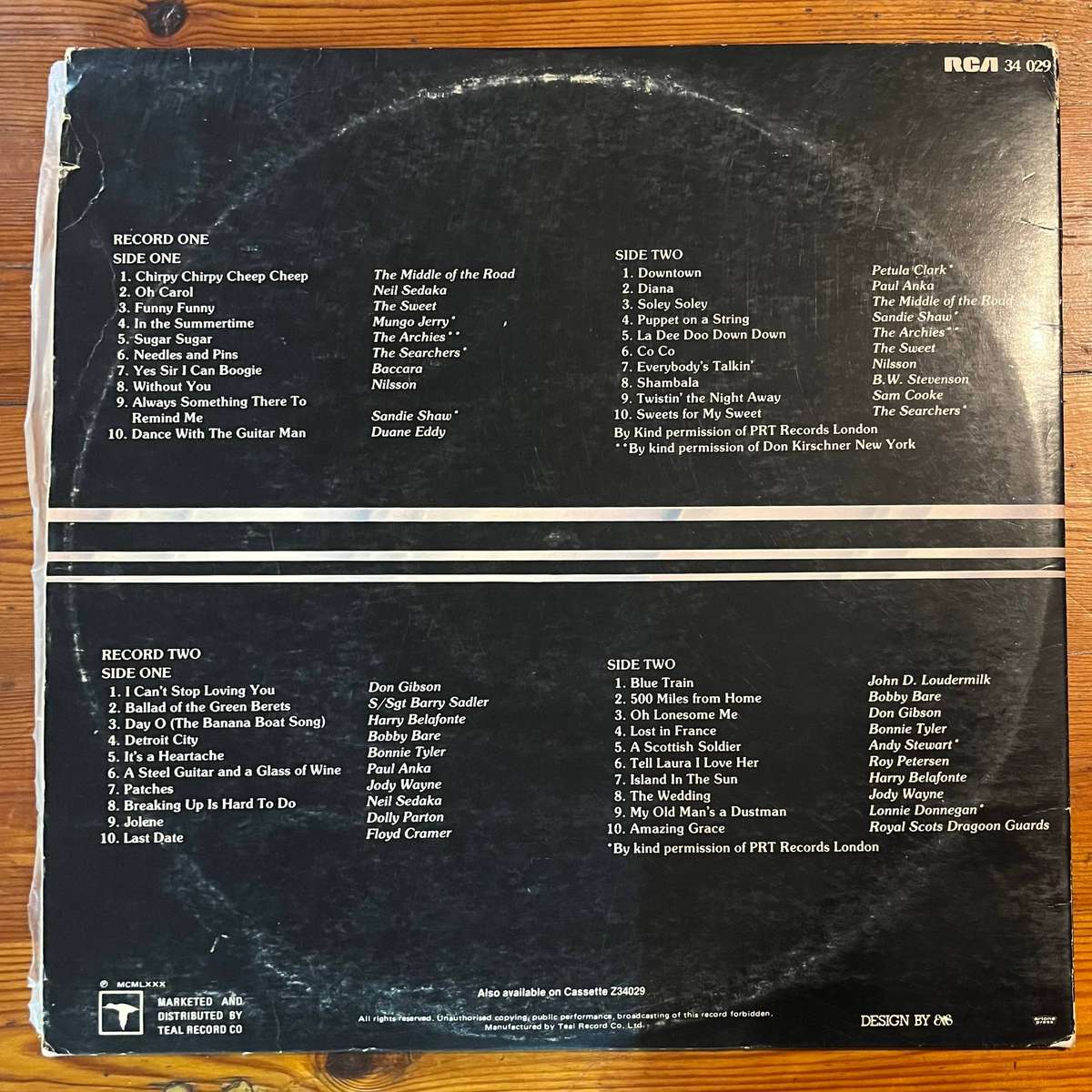 40 Golden Greats  Double LP Vinyl Record (RCA, Original Artists & Hits)