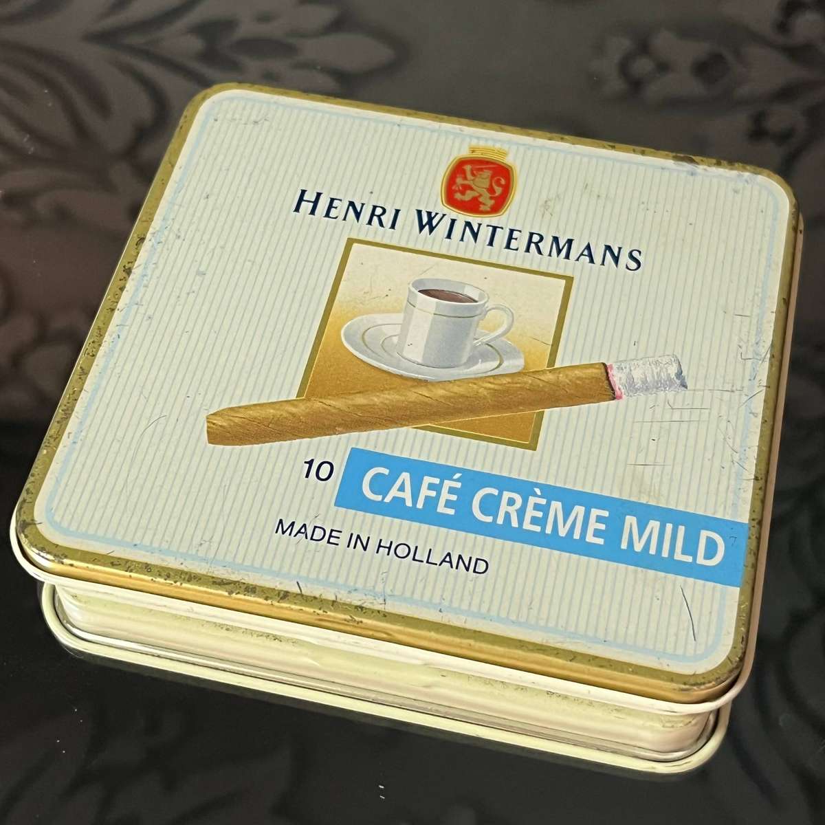 Vintage Henri Wintermans Café Crème Mild Cigar Tin  Made in Holland