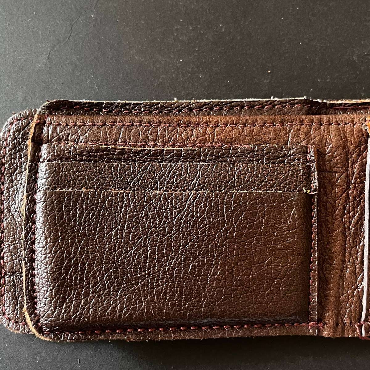 Genuine Leather Wallet  Man of God Engraved | 1 Timothy 6:11