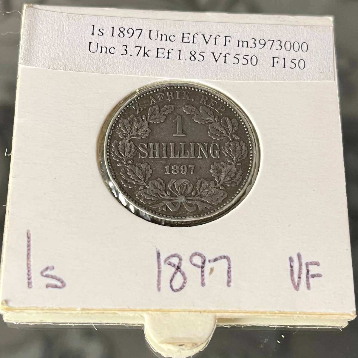 1897 ZAR 1 Shilling Paul Kruger