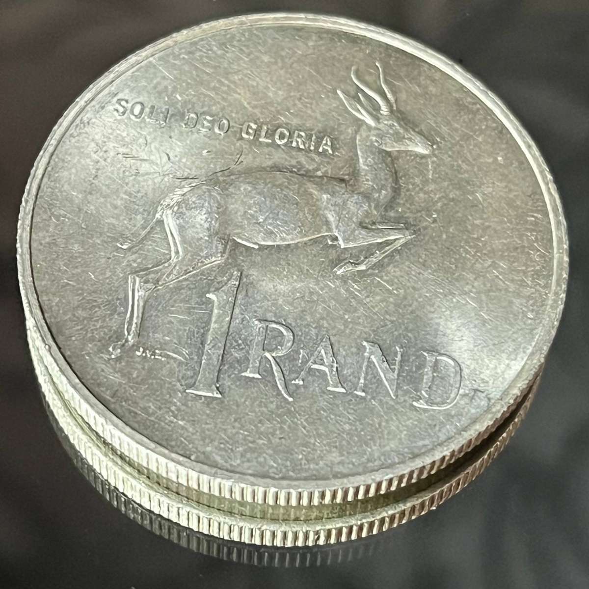 South African 1 Rand Silver Coin 1967  Collectors Piece