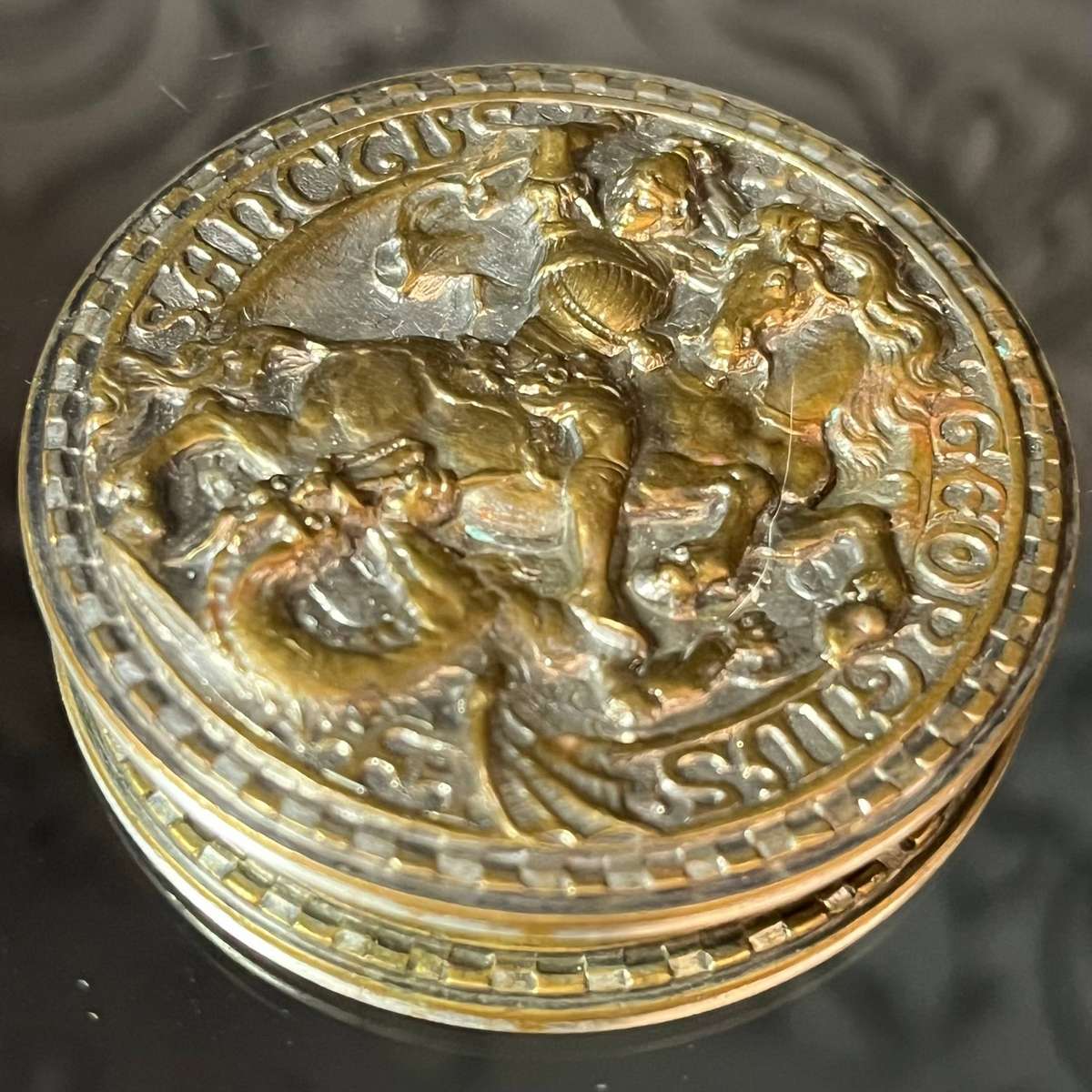 1945 Italian Commemorative Medal  Rapallo Ship & Saint George Design