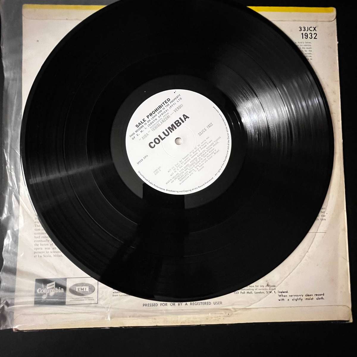 Verdi  Aida | Highlights from the Complete Recording | Teatro alla Scala | LP Vinyl