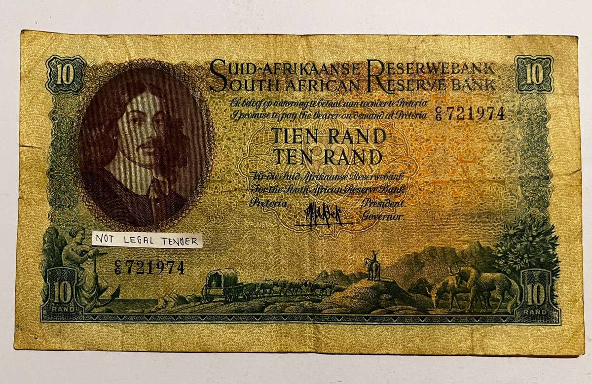  South Africa  10 Rand Banknote | Suid-Afrikaanse Reserwebank