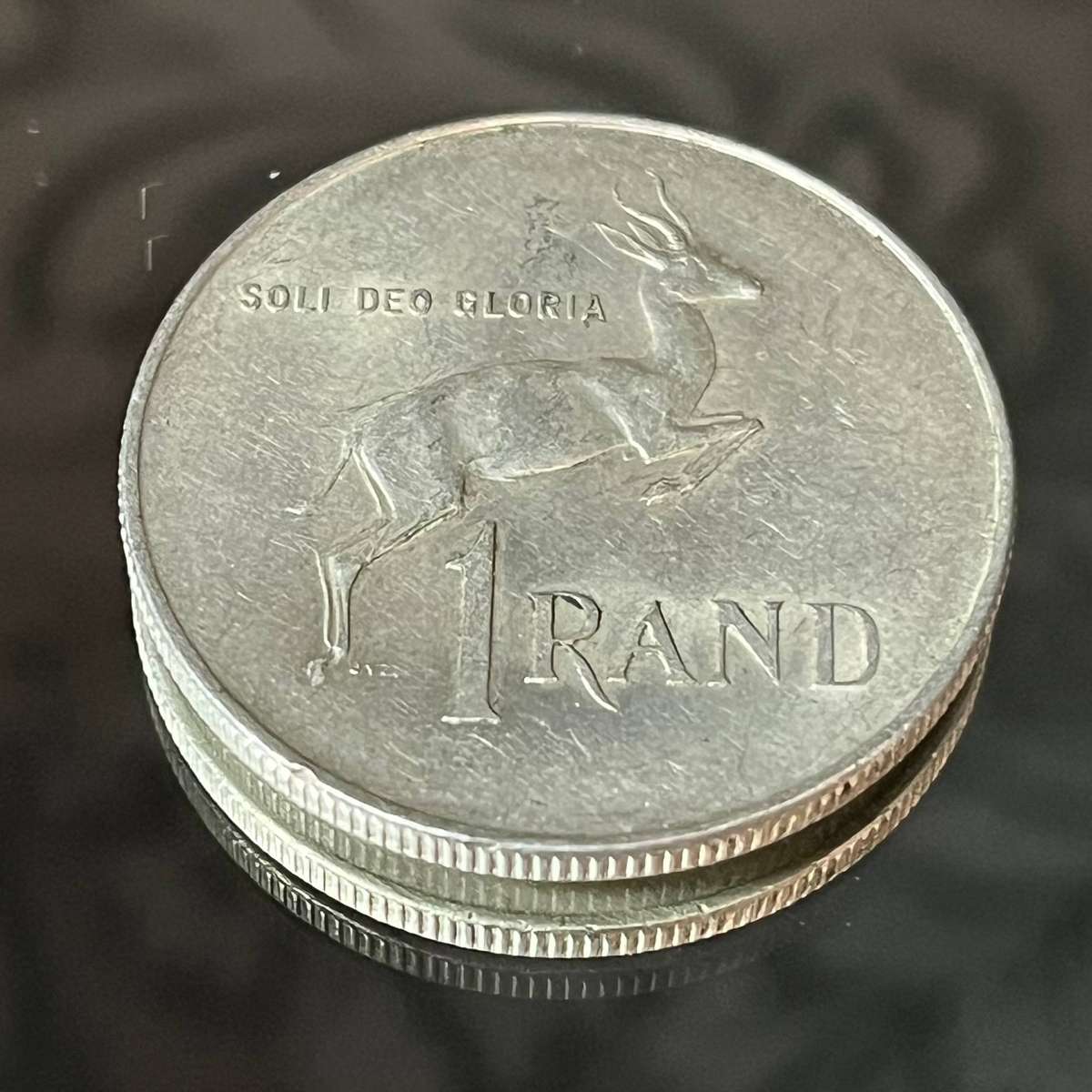 South African 1 Rand Silver Coin 1966  Collectors Piece
