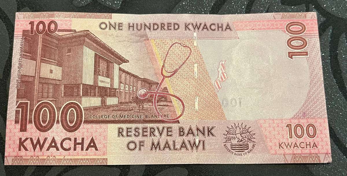 Malawi  100 Kwacha Banknote (2019 Issue) unc condition