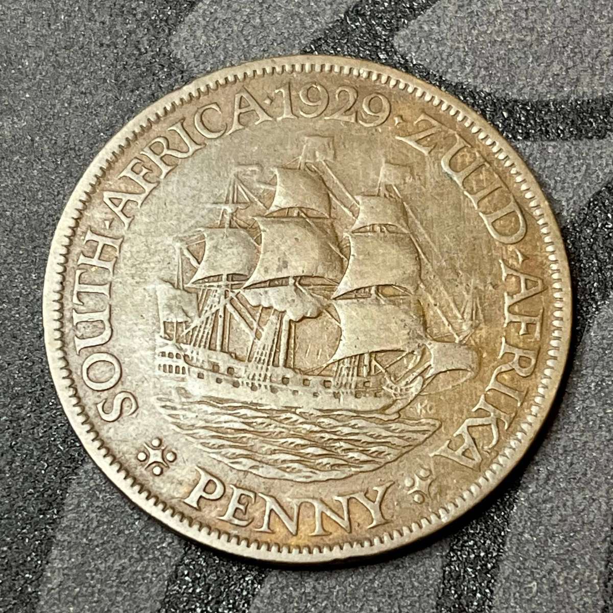  1929 South Africa Penny  King George V