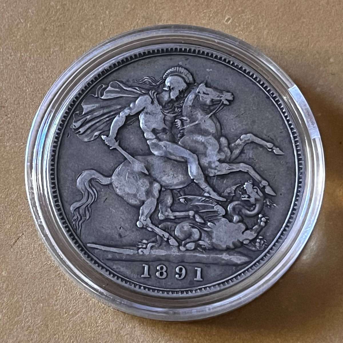  1891 Great Britain Victoria Crown  St George & the Dragon