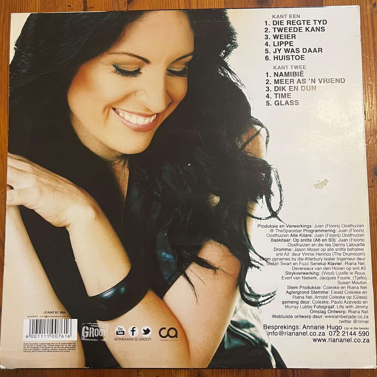 Riana Nel  Die Regte Tyd (Afrikaans Pop Vinyl LP)