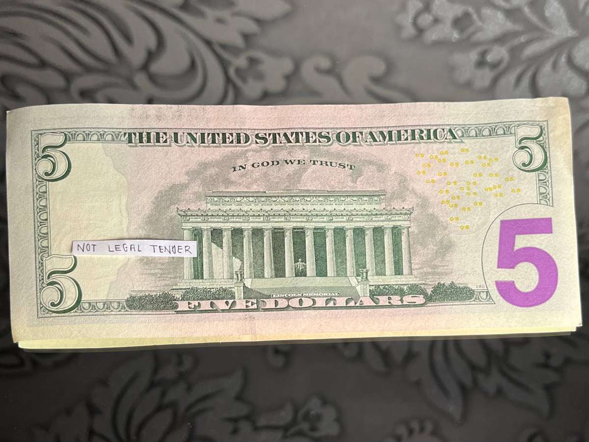 USA 5 Dollar Bill  Federal Reserve Note  Series 2006  Lincoln Portrait