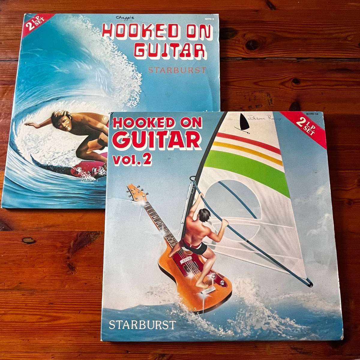 Hooked on Guitar | Starburst Series | 2× Double LP Vinyl Album Lot