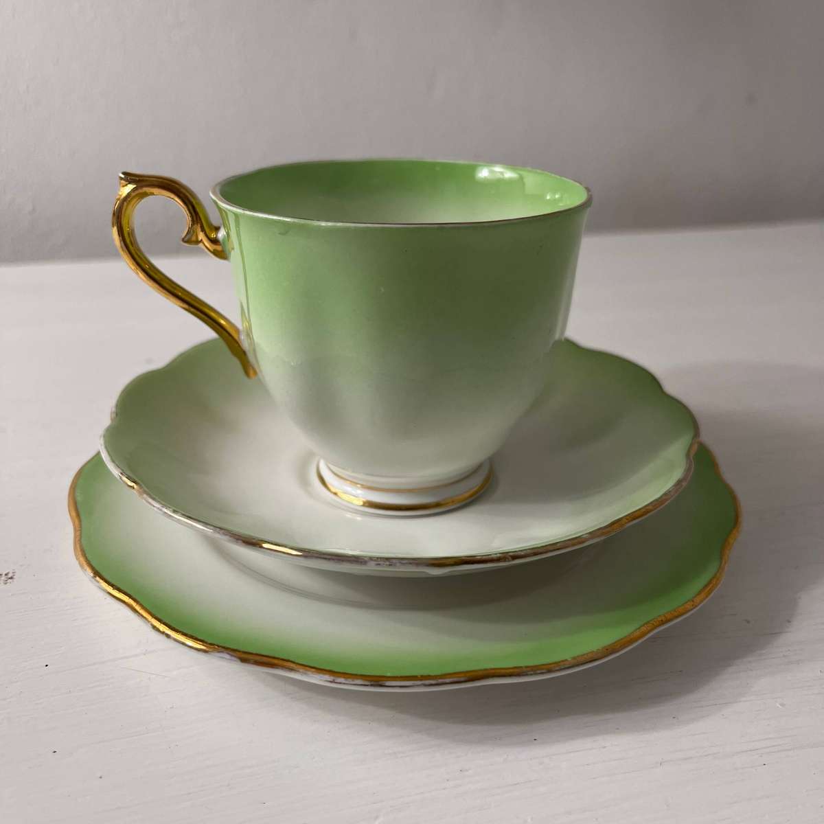 Royal Albert Bone China  Rainbow Trio | Cup, Saucer & Side Plate (England)