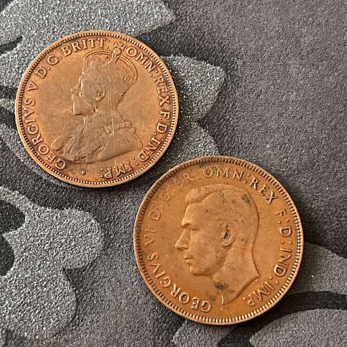 Australia  Bronze Penny Pair (1918 & 1942) | Commonwealth & WWII Era