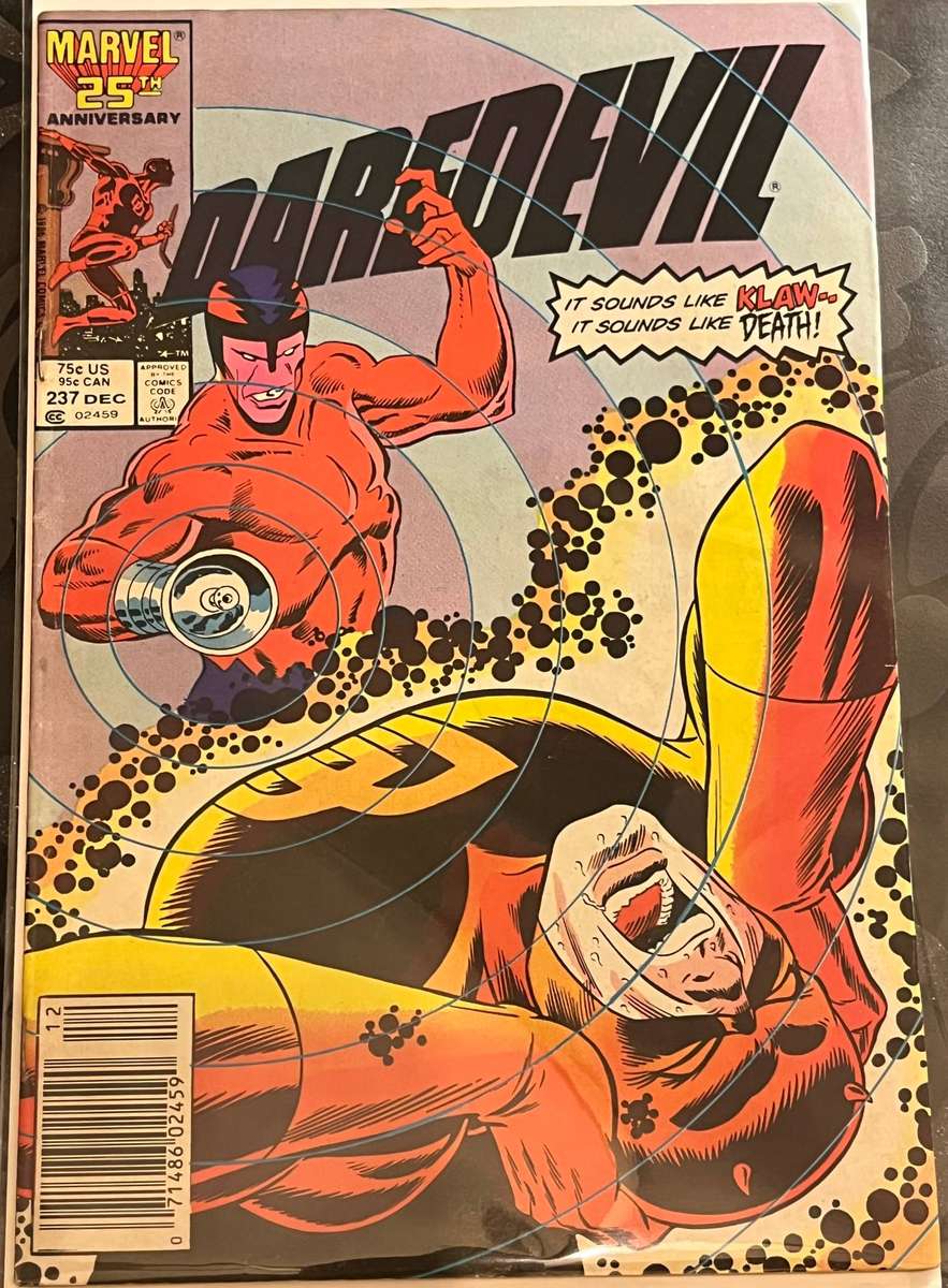 Daredevil #237 (Marvel, Dec 1986)  Klaw Strikes!