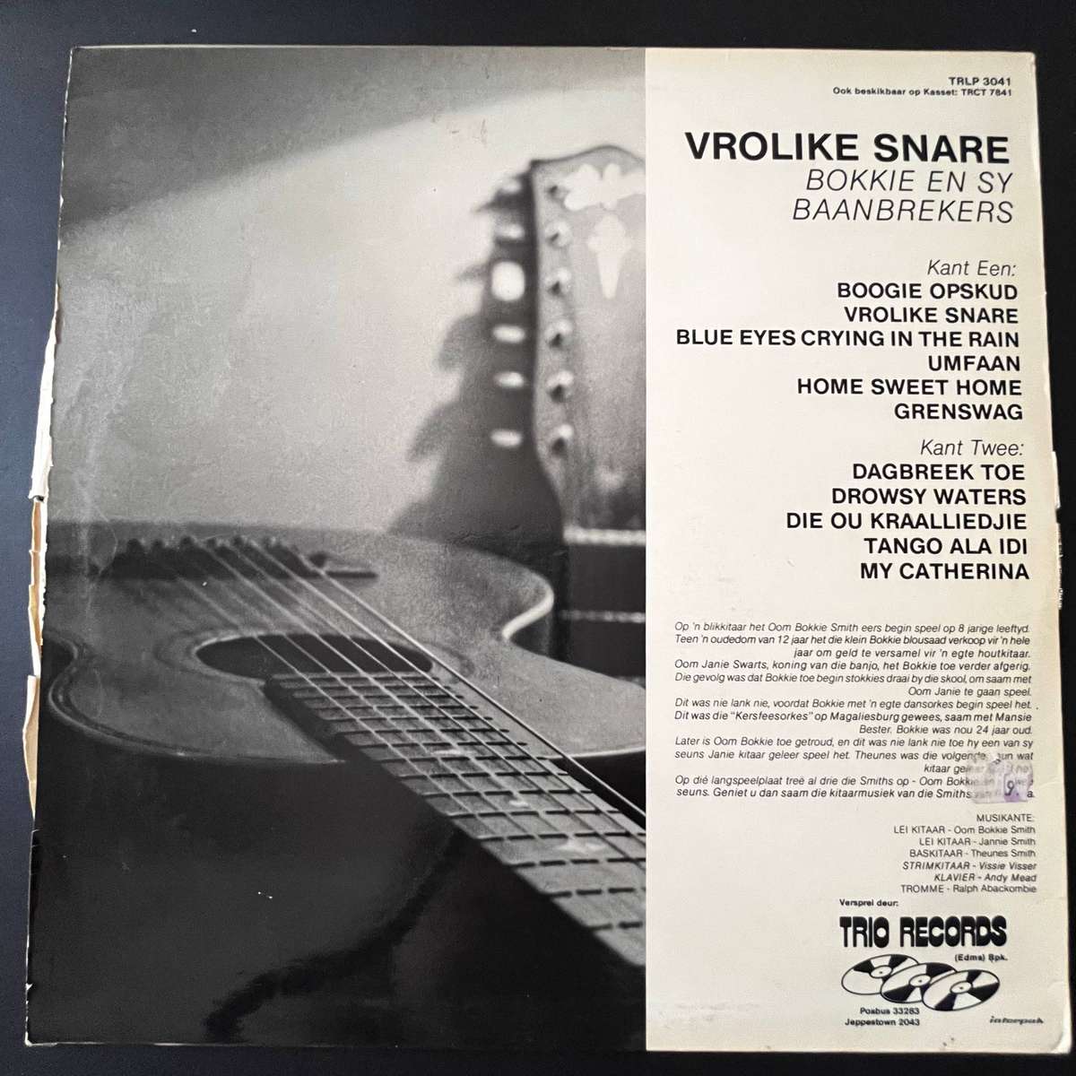 Bokkie en sy Baanbrekers  Vrolike Snare | Vinyl LP