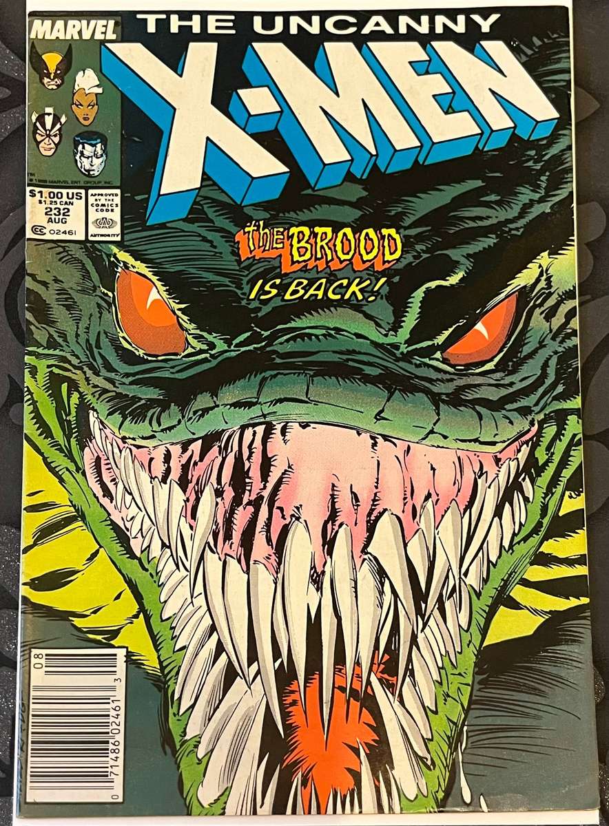  The Uncanny X-Men #232 (1988)  The Brood is Back!  Exceptional Condition