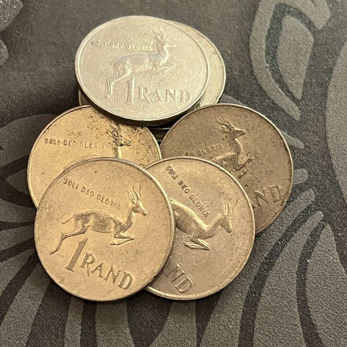  South Africa 1 Rand Coin Set  1977 to 1990