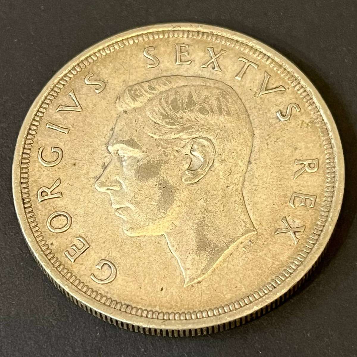 1952 South Africa 5 Shillings Silver  Van Riebeeck Tercentenary