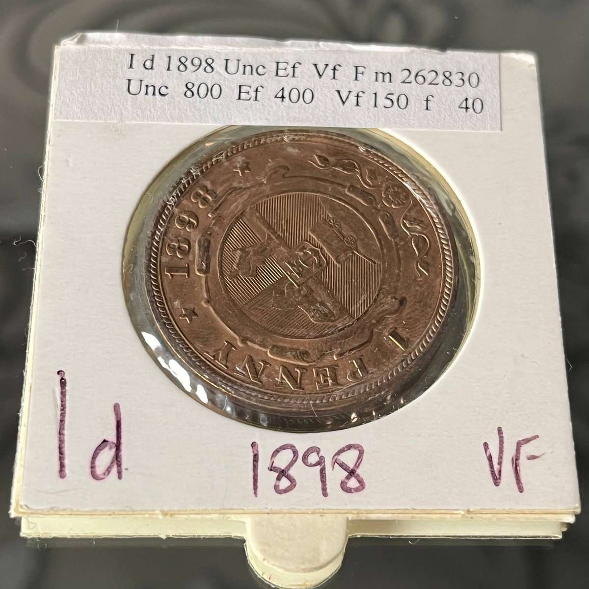 ZAR 1 Penny  1898  Bronze  Zuid-Afrikaansche Republiek