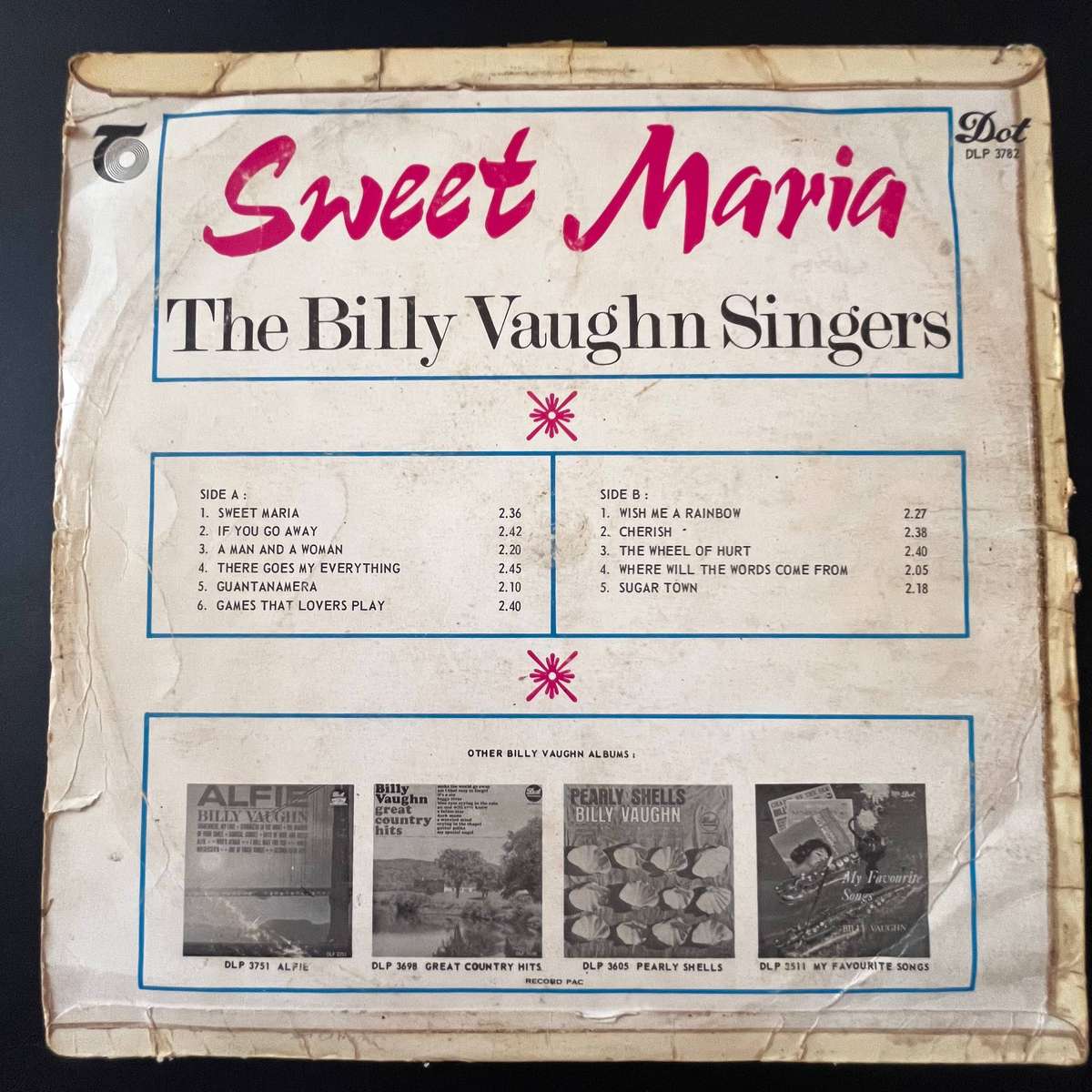 The Billy Vaughn Singers  Sweet Maria | Vinyl LP