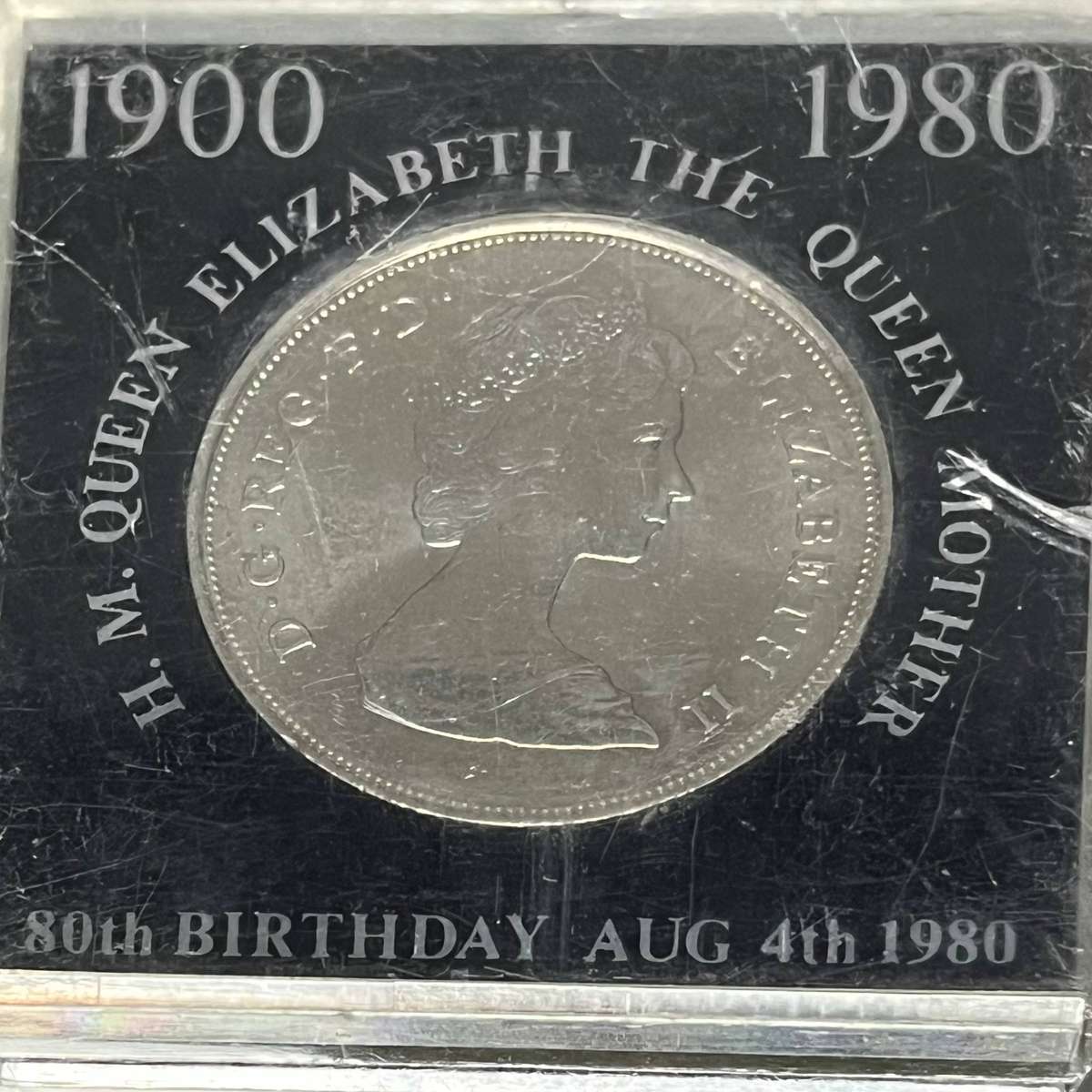 1980 UK Crown  Queen Mother 80th Birthday  Uncirculated
