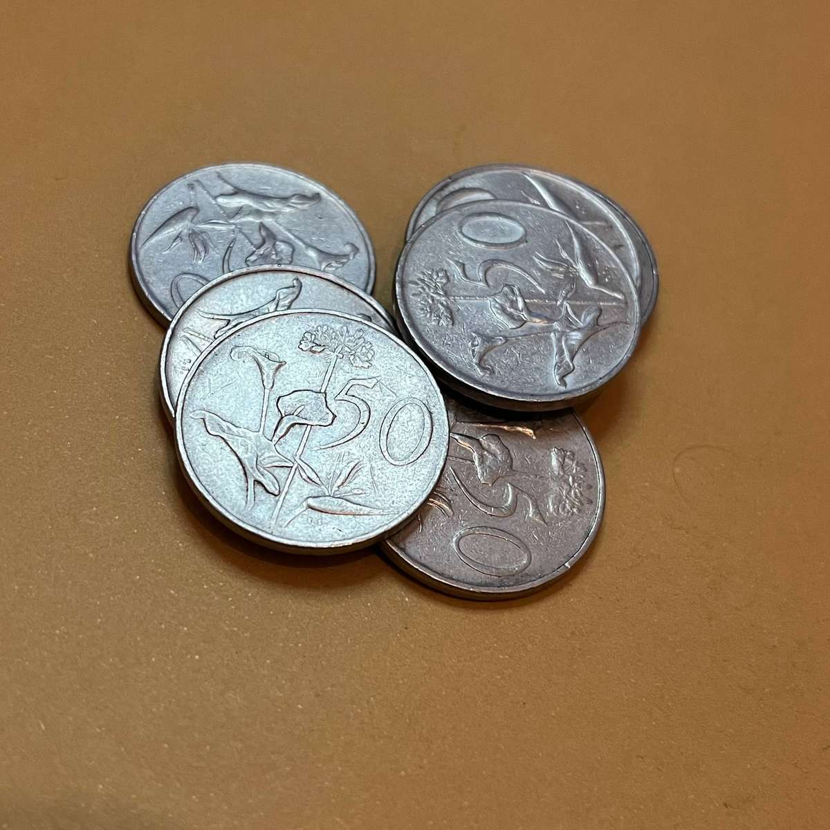 50c Coins  Lot of 8 (19821992 Range)