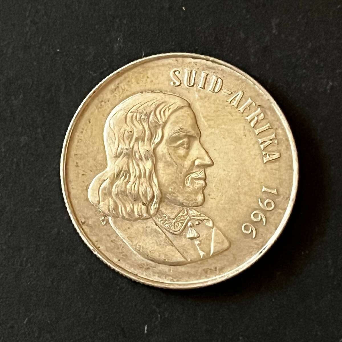 South Africa  1 Rand 1966 Coin | 80% Silver | Jan van Riebeeck