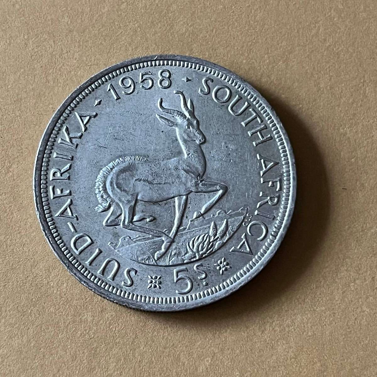 1958 South Africa 5 Shillings