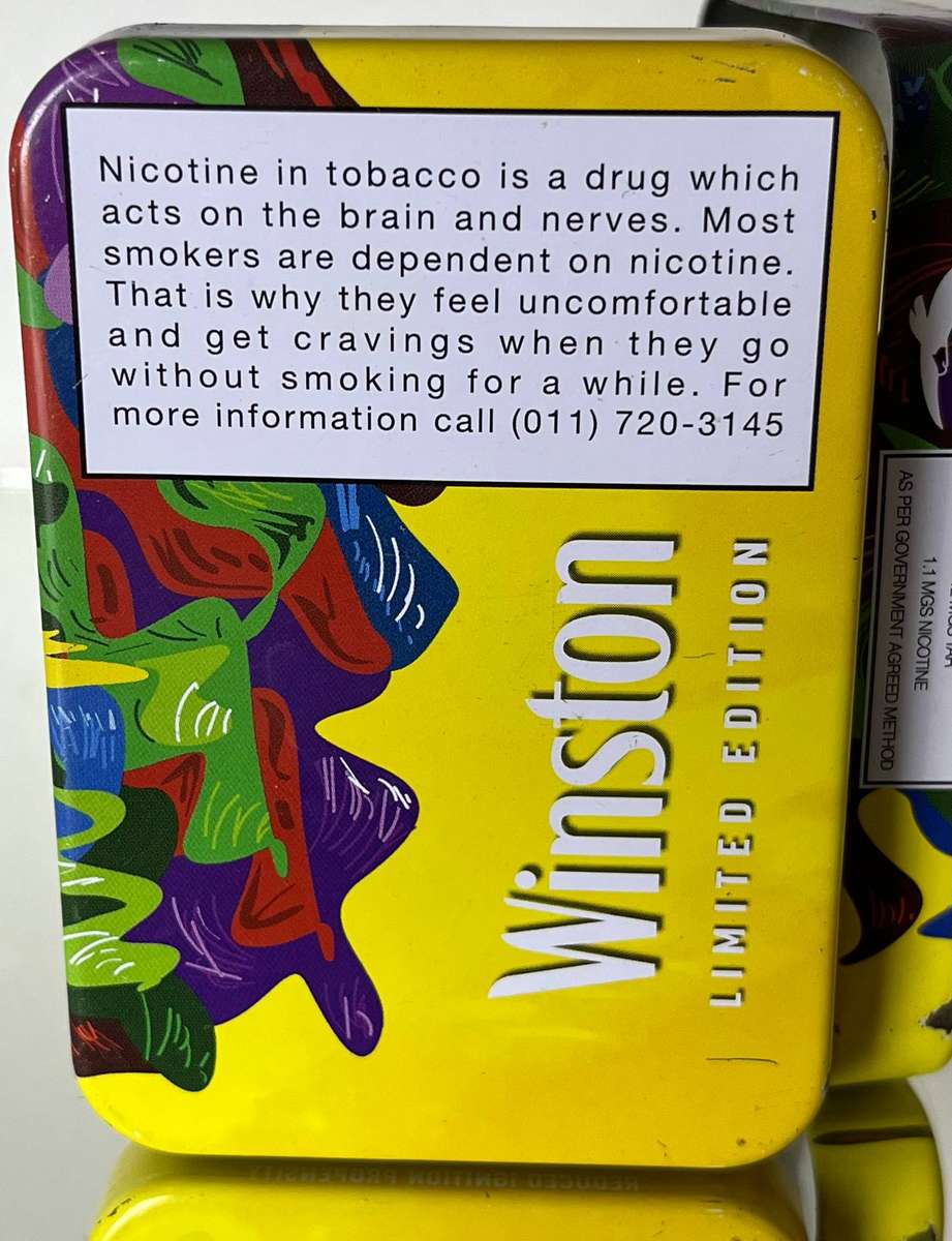 Winston Limited Edition Tobacco Tin  Pop Art Design  Collectible