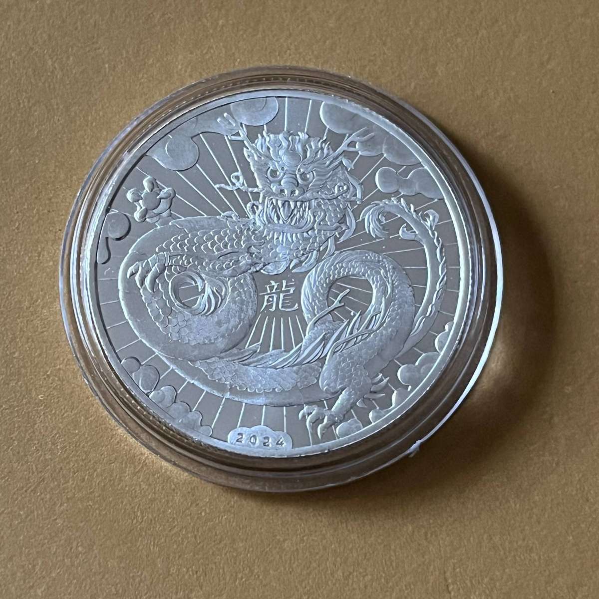 2024 Kinesis Mint  1oz Fine Silver (Dragon Design)