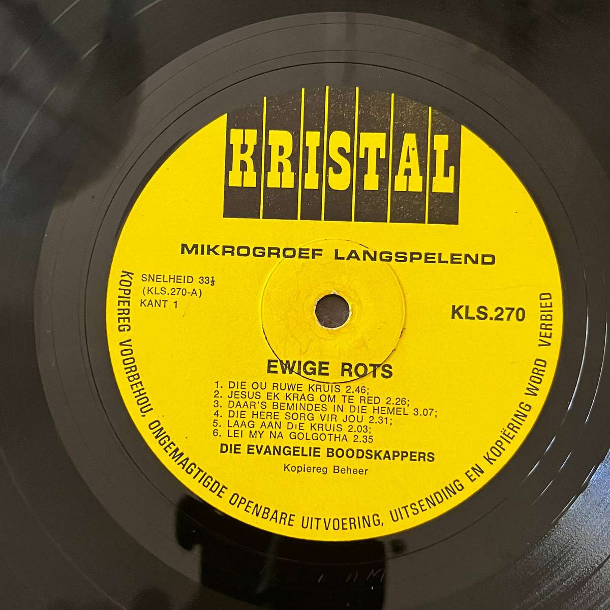 Die Evangelie Boodskappers  Ewige Rots | Vinyl LP (Mono)