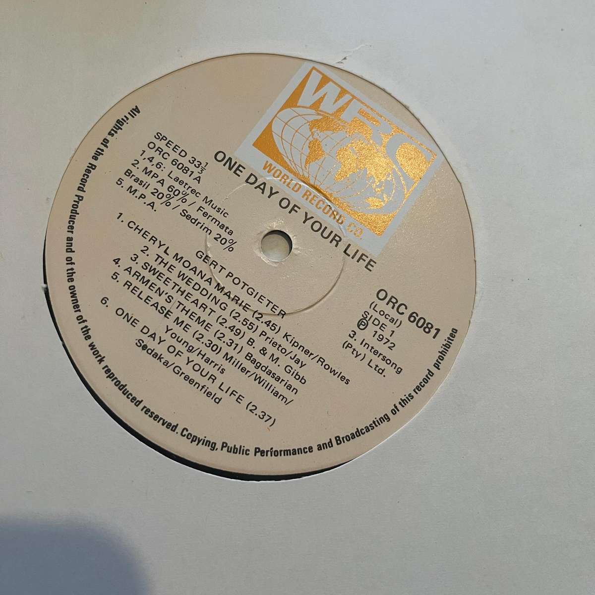 Die Goue Stem van Gert Potgieter  4 LP Box Set (1972, World Record Co.)