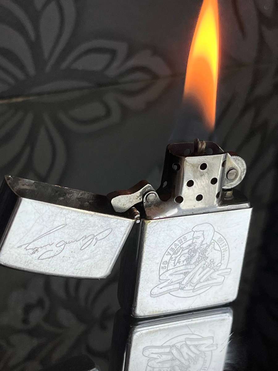 Zippo Elvis Presley 50 Years Commemorative Lighter Working