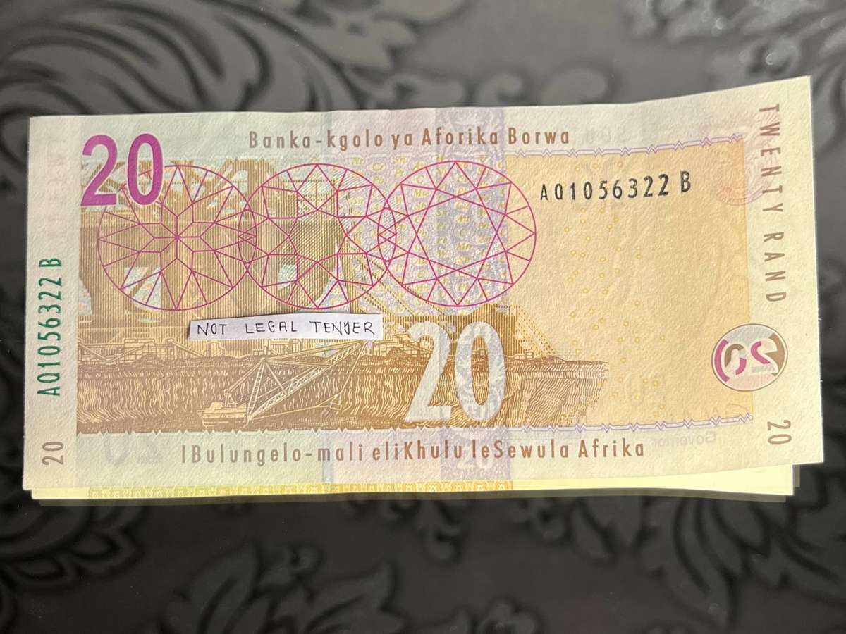 Gill Marcus - South Africa R20 Rand Elephant Note Gill Marcus Governor ...