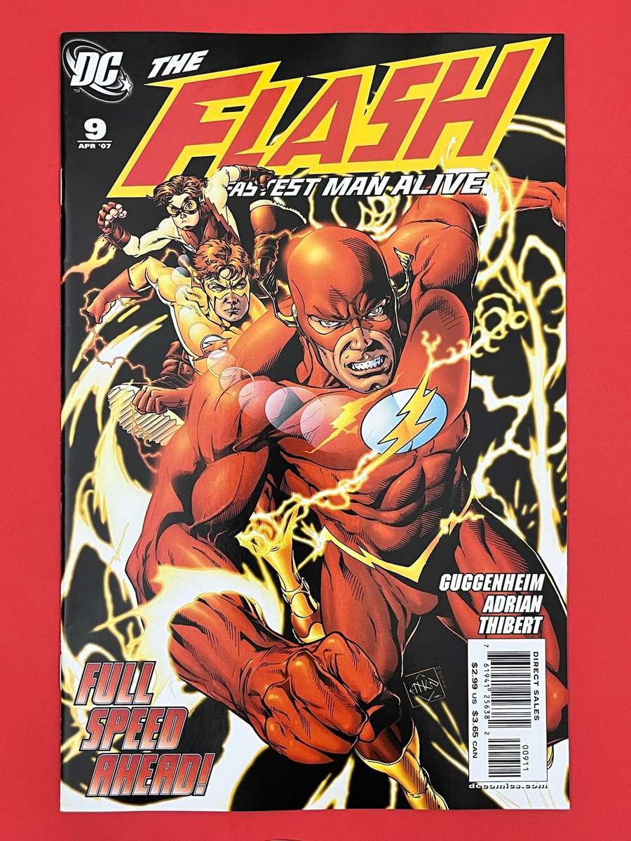  Flash DC Comics  The Flash #9 (2007 Full Speed Ahead! Wally West Era Action Issue)