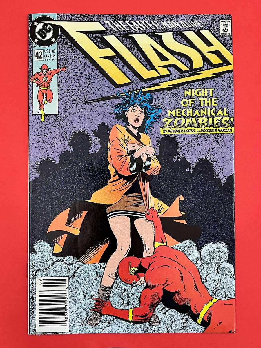  Flash #42 (1990)  Night of the Mechanical Zombies | DC Comics