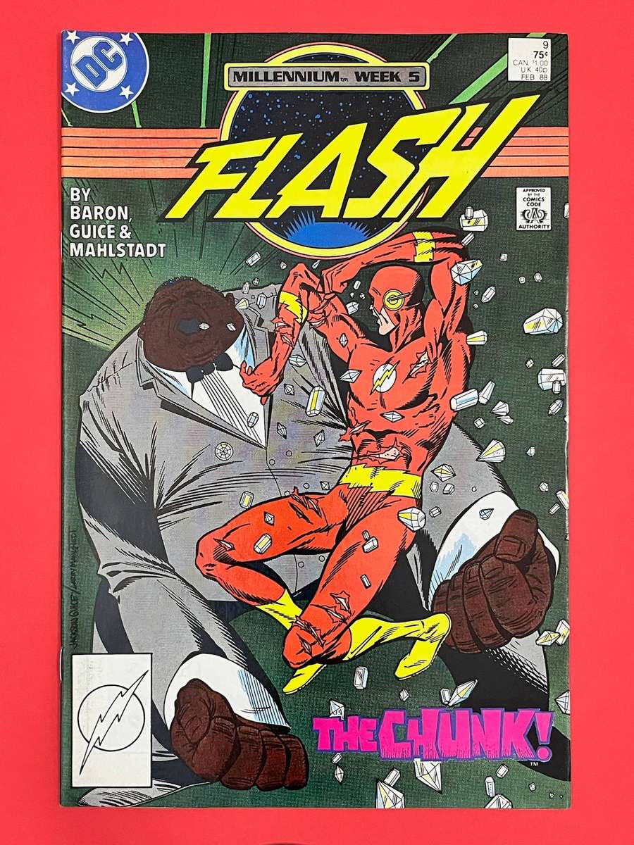  Flash #9 (1988)  Millennium Week 5 The Chunk! | Classic Wally West Era | DC Comics
