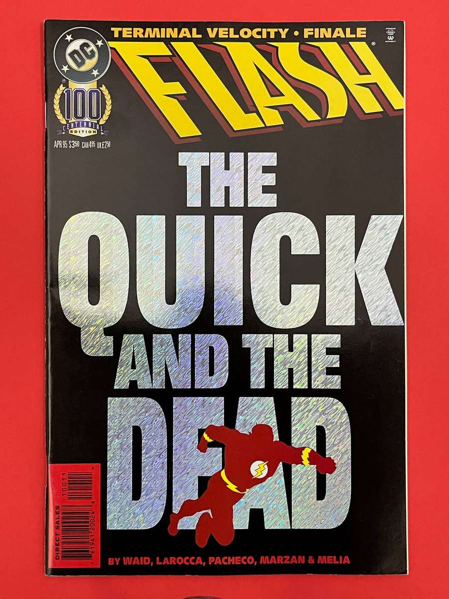 Flash #100 (1995) Hologram Foil Cover | Terminal Velocity Finale | DC Centennial Issue