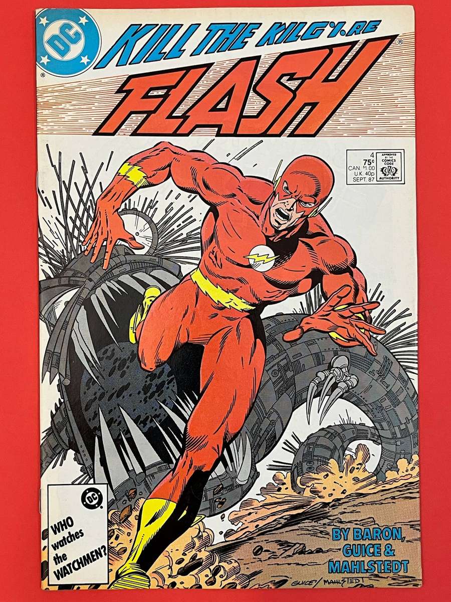  Flash #4 DC Comics 1987  Kill The Kilg%re Classic Wally West Era