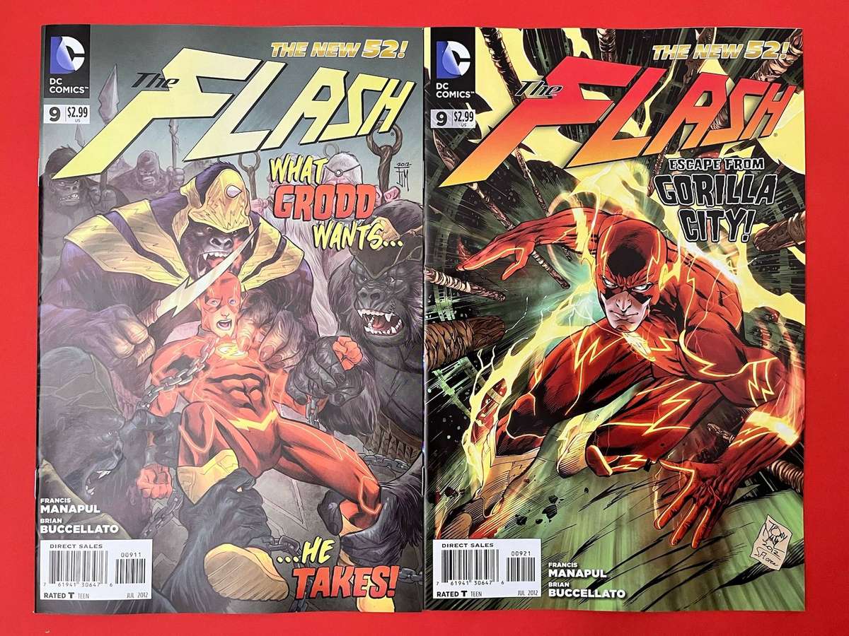  The Flash DC Comics #9 (New 52, 2012) Gorilla Grodd Storyline  2 Comic Lot