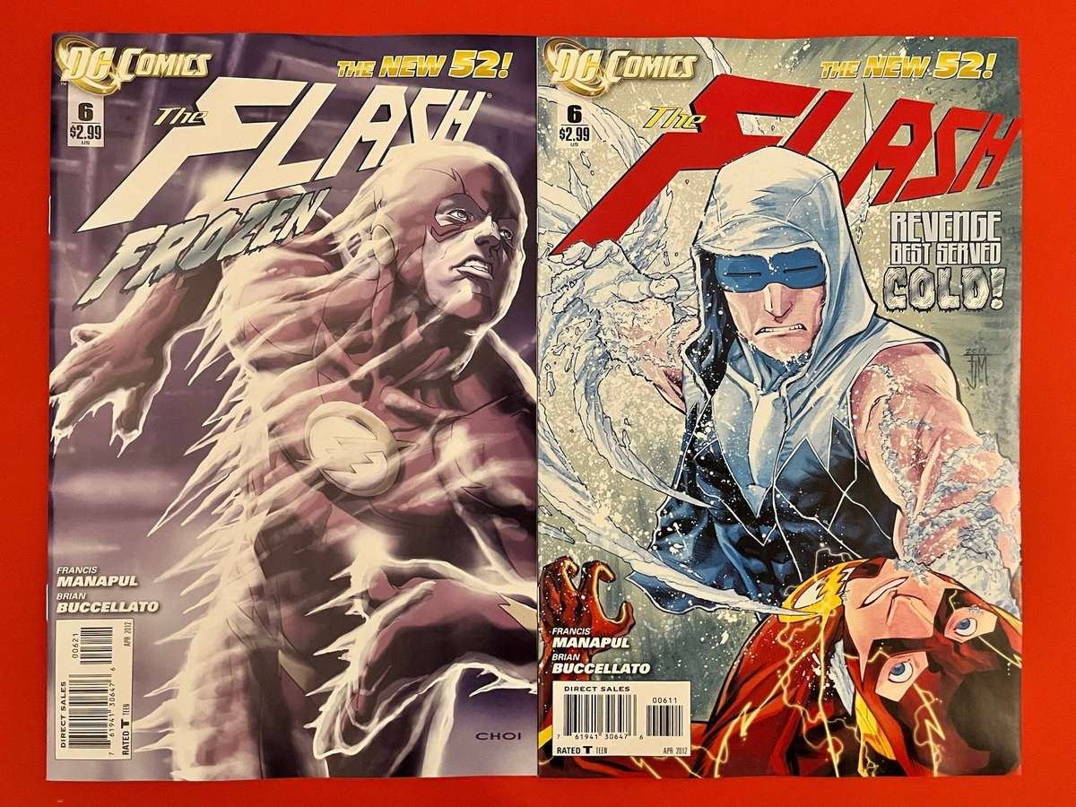  The Flash #6 (New 52, 2012) Captain Cold / Frozen Storyline  2 Comic Lot DC Comics