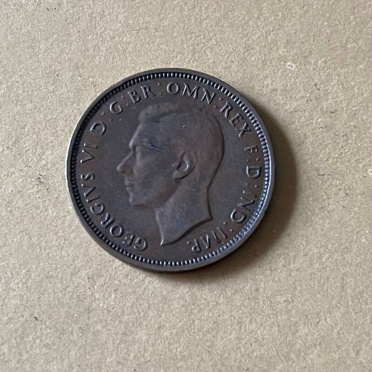  1942 Australia Half Penny (King George VI)