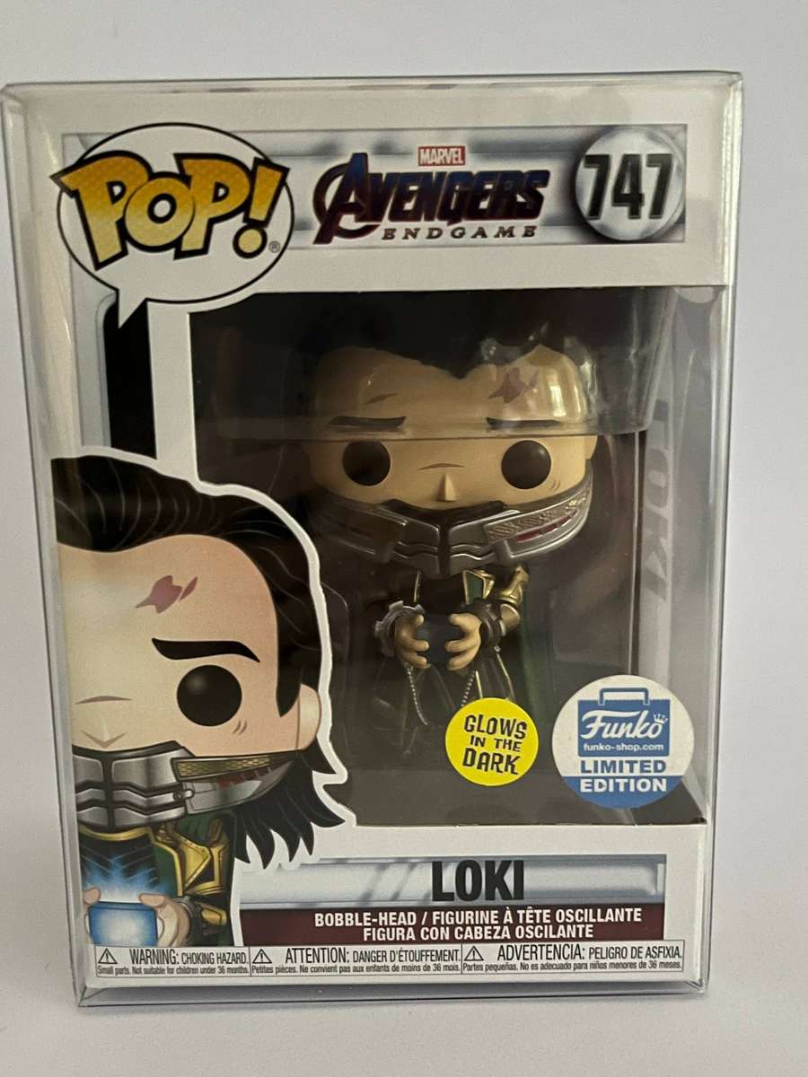  Funko Pop! Avengers Endgame #747  Loki (Glow-in-the-Dark)  Limited Edition