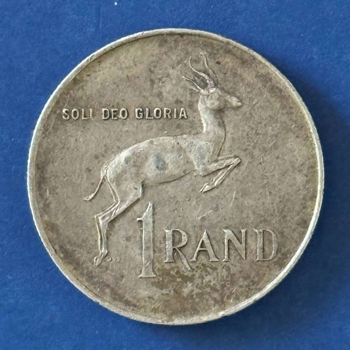  Republic of SA 1966 R1 .800 Silver Coin  Jan van Riebeeck Silver Rand