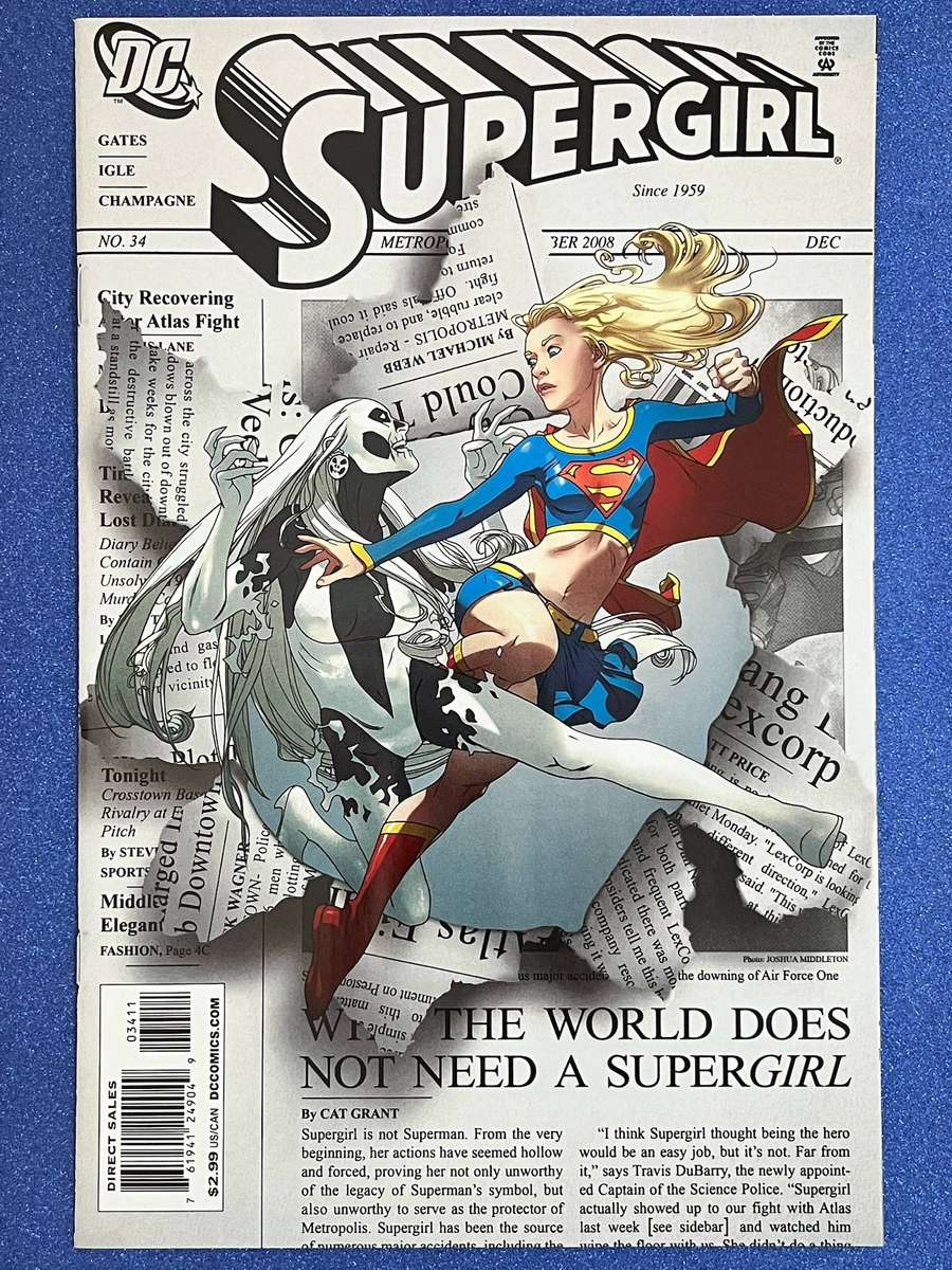  Supergirl #34 DC Comics  The World Does Not Need A Supergirl