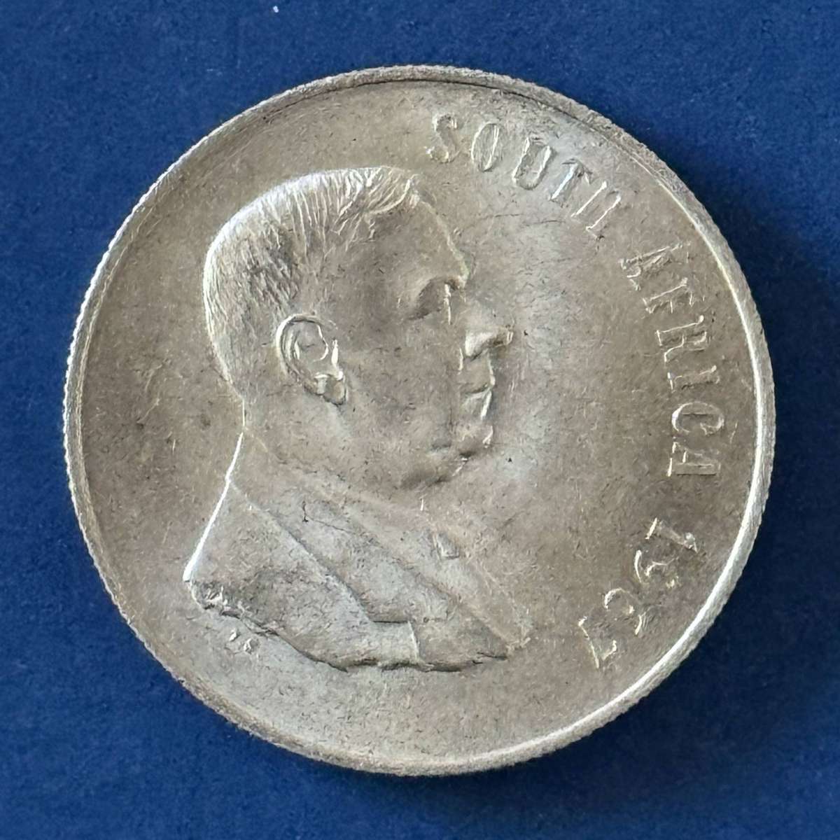  Republic of SA 1967 R1 .800 Silver Coin