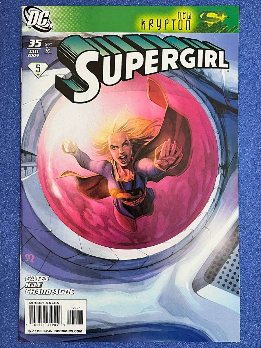  Supergirl #35 DC Comics  New Krypton Energy Chamber Variant